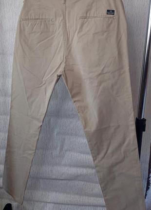 Мужские брендовые бежевые брюки scotch soda2 фото