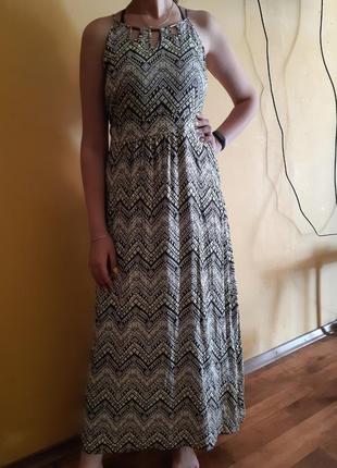 Сукня в орнамент у підлогу від wallis petite