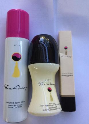 Набор far away от avon