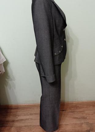 Брючный костюм с брюками набор комплект офисный деловой2 фото