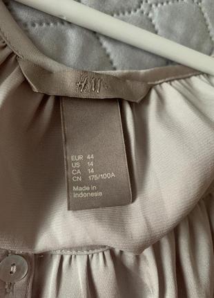 H&m вишукана блуза 46 євро розмір сорочка на великий розмір5 фото