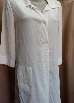 Шелковая блуза туника3 фото