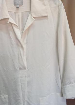 Шелковая блуза туника5 фото