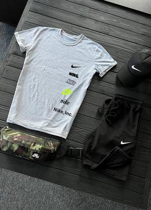 Летный серий спортивный костюм комплект nike летний мужской серый спортивный костюм найк nike