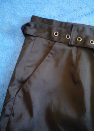 Шикарная деловая атласная юбка карандаш на подкладке1 фото