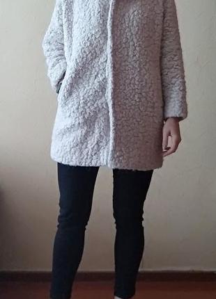 Шубка тедди плюшевое пальто atmosphere