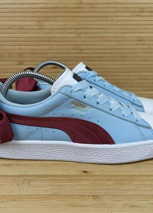 Шкіряні кросівки puma basket bow new school розмір 39 (25 см.)