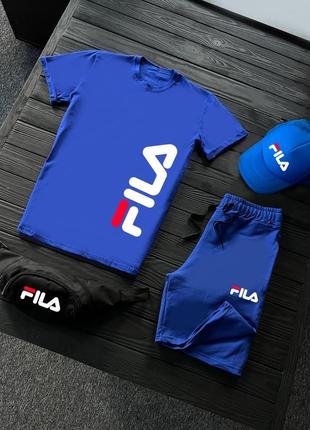 Летный синий спортивный костюм комплект fila летний мужской спортивный костюм фила fila1 фото