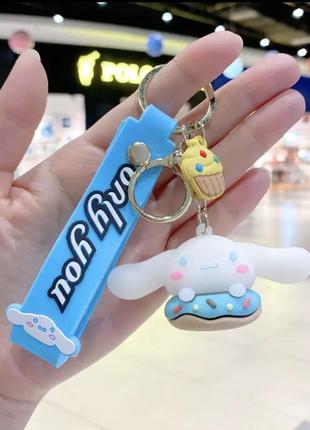 Брелки kawaii новинка пончик куромі, cinnamoroll3 фото