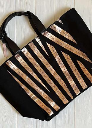 Стильная женская сумка-шопер victoria`s secret оригинал пляжная сумка3 фото