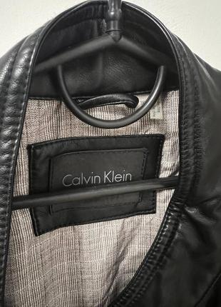 Мужская куртка из эко кожи calvin klein 3xl весенняя5 фото