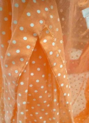 Винтажное платье в горох хлопок с м меди платье мыда в горох винтажное9 фото