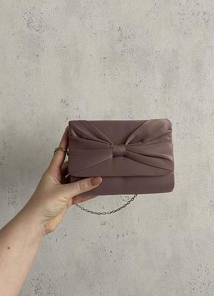 Сумка сумочка клатч театралка бежевий пудра