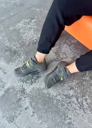 Кроссовки серые адидас adidas9 фото