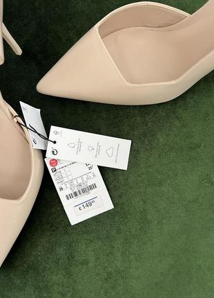 Zara кожаные туфли-лодочки премиум коллекция, 395 фото