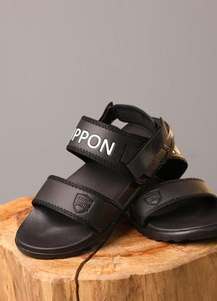 Стильные мужские сандалии черные - мужская обувь на лето4 фото