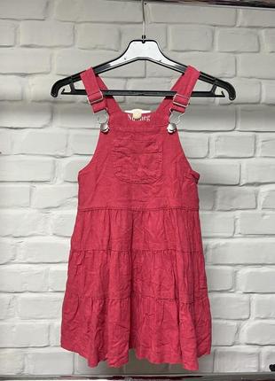 Лляний сарафан nutmeg