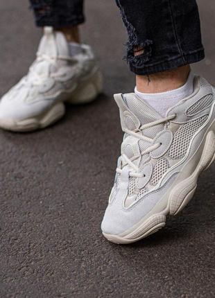 Мужские кроссовки adidas yeezy boost 500 blush 40-41-42-43-44-455 фото