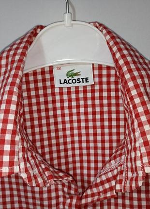 Lacoste 🐊сорочка льон бавовна6 фото
