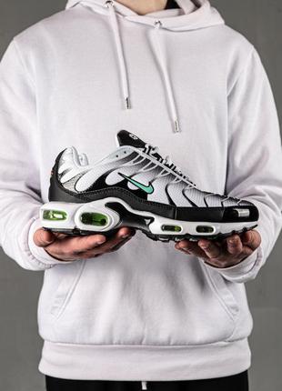 Nike white black mint green1 фото