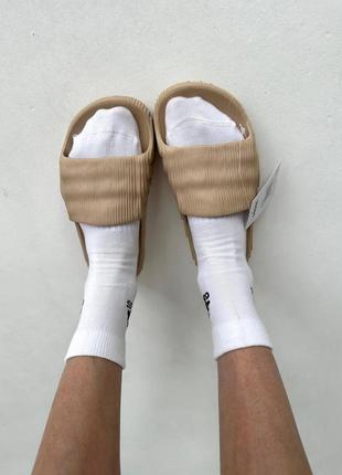 Сланцы adidas adilette slides beige3 фото