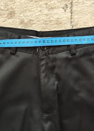 Брюки брюки zara men испания черные slim fit.7 фото