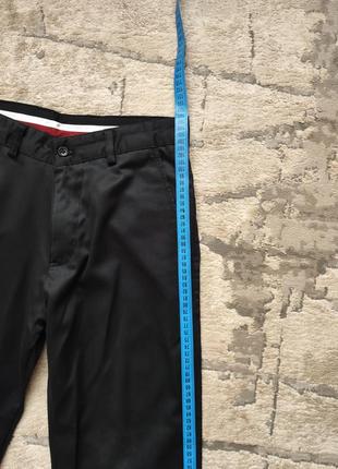 Брюки брюки zara men испания черные slim fit.9 фото