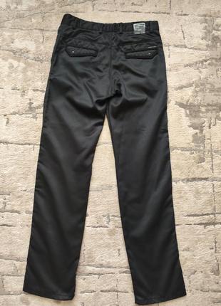 Брюки брюки zara men испания черные slim fit.2 фото