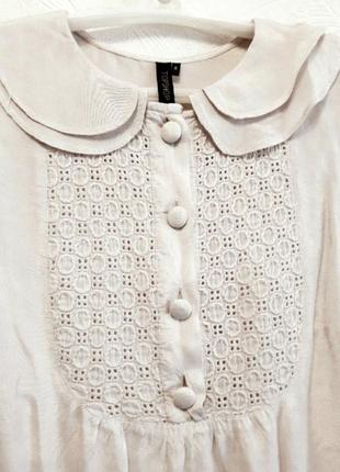 Нежнейшая блуза, 42-44, искусственный шелк, натуральная вискоза, topshop4 фото