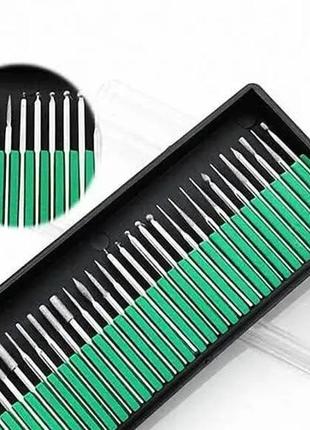 Насадки для фрезера / Дремелеля алмазные 30 шт