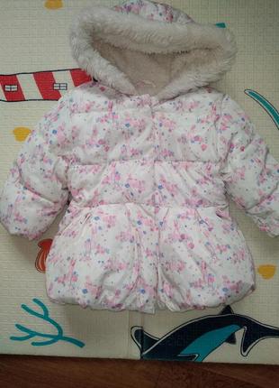 Тепла зимова куртка для дівчинки