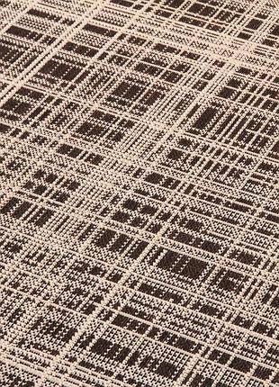 Килим безворсовий на гумовій основі dakaria karat flex run 19171/91 1.00x3.60 м коричневий