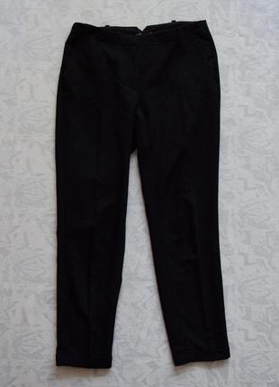 Комплект: черная теплая юбка миди и черные брюки р 36/387 фото