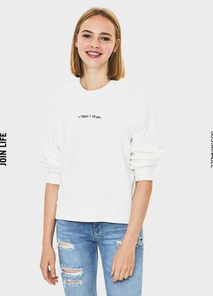 Снижка на новый свитшот bershka