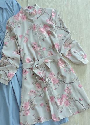 Нова сукня - сорочка в квітковий принт