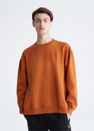 Кофта calvin klein світшот (ck caramel brown sweatshirt) з америкки l