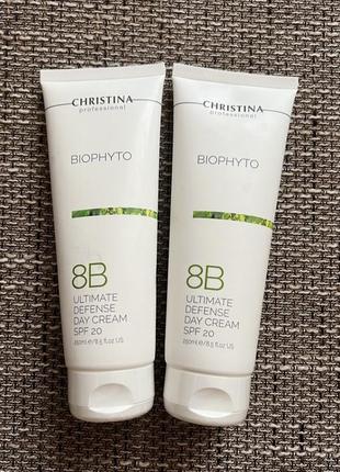 Денний крем для обличчя christina bio phyto 8b ultimate defense day cream spf 20