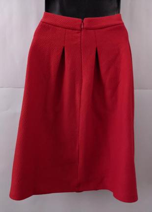 Женская, юбка, юбочка, мини, красная, теплая, новая, tcm tchibo, германия, m2 фото