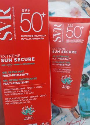 Svr - сонцезахисний матуючий гель spf50+ - sun secure extreme spf50+ - 50ml1 фото