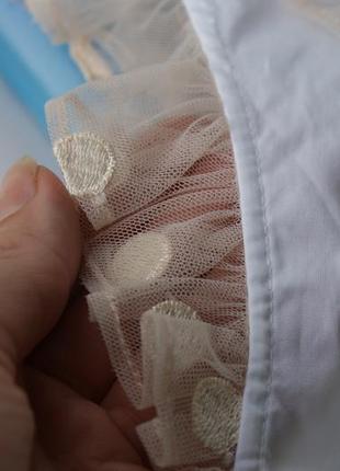 Белая блуза с рюшами от thomas mason5 фото