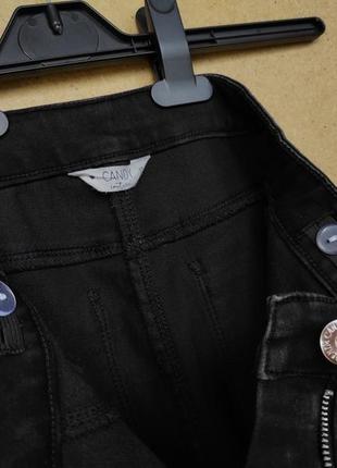 Летние джинсы скини стрейтч высокая посадка matalan р. 12 лет5 фото