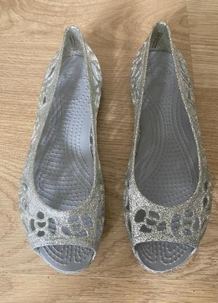 Crocs glitter