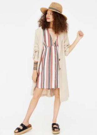 Сукня pull&bear з льону 4