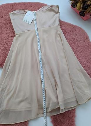 Новое коктейльное платье, платье с пайетками и бисером шифоновая6 фото