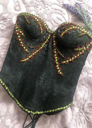 🌟тренд! корсет от украинского дизайнера с камнями сваровски