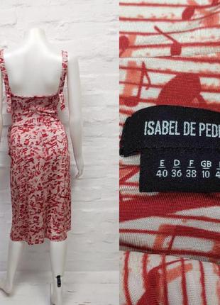 Isabel de pedro оригинальное элегантное платье из вискозы3 фото