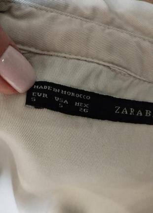 Стильная рубашка оверсайз лиоцелл zara4 фото