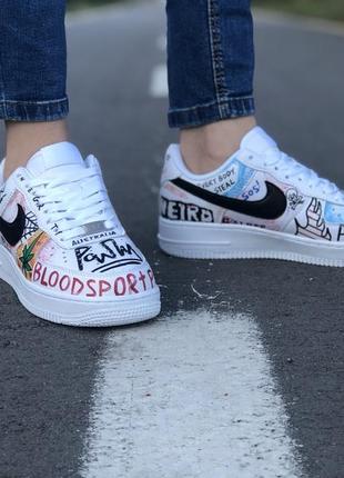 nike x vlone x air force 1 pauly graffiti