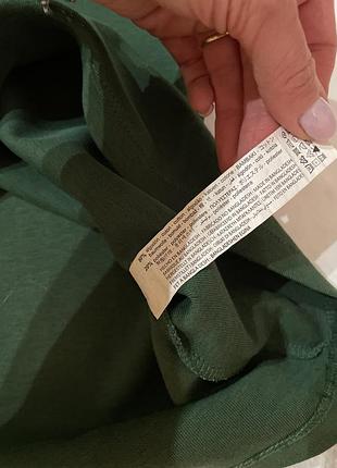 Базовое платье зара зеленого цвета футболка