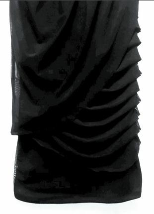 Шикарная удлинённая шифоновая блуза на тонкой стрейчевой подкладке, s/m (евро), 46-48-50?, krisp by c&a6 фото